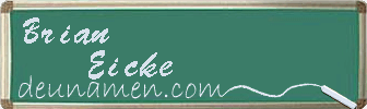Brian Eicke Visitenkarte